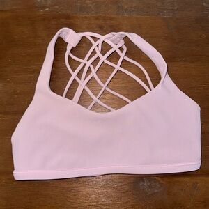 Lululemon Free To Be Bra Wild *pink mist Sz 4